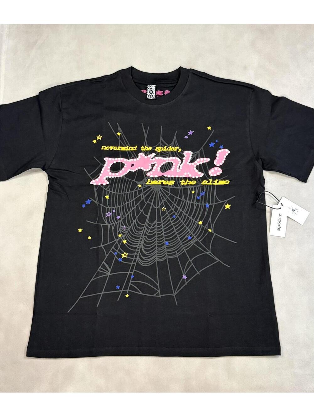 🔥 Sp5der Pink OG Web Shirt S-XL